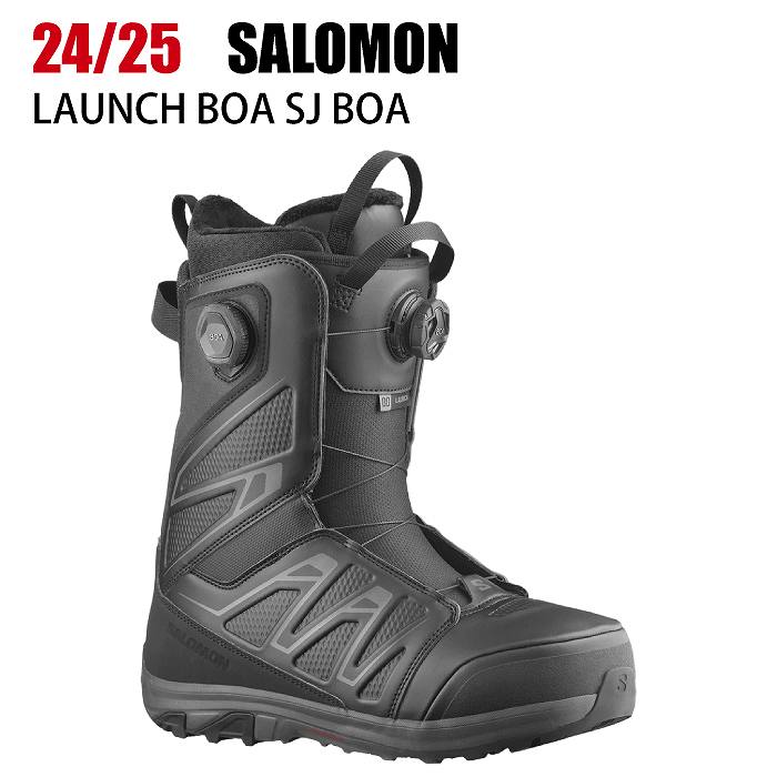 Salomon Launch スノーボードブーツ 2026 SALOMON サロモン LAUNCH BOA SJ BOA ラウンチ BLACK 25-26
