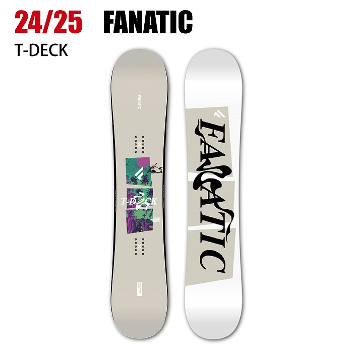 2025 FANATIC եʥƥå T-DECK BEIGE ƥǥå 24-25 ܡ Ρܡ