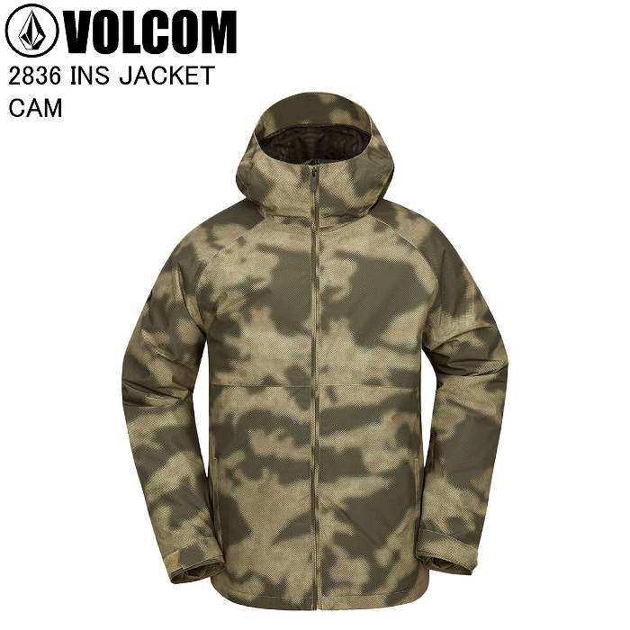 VOLCOM �ܥ륳�� G0452506 2836 INS JACKET CAM ���Ρ��ܡ��ɥ����� ���㥱�å� �ܥ륳�०���� ���Υ� 24-25��ǥ�