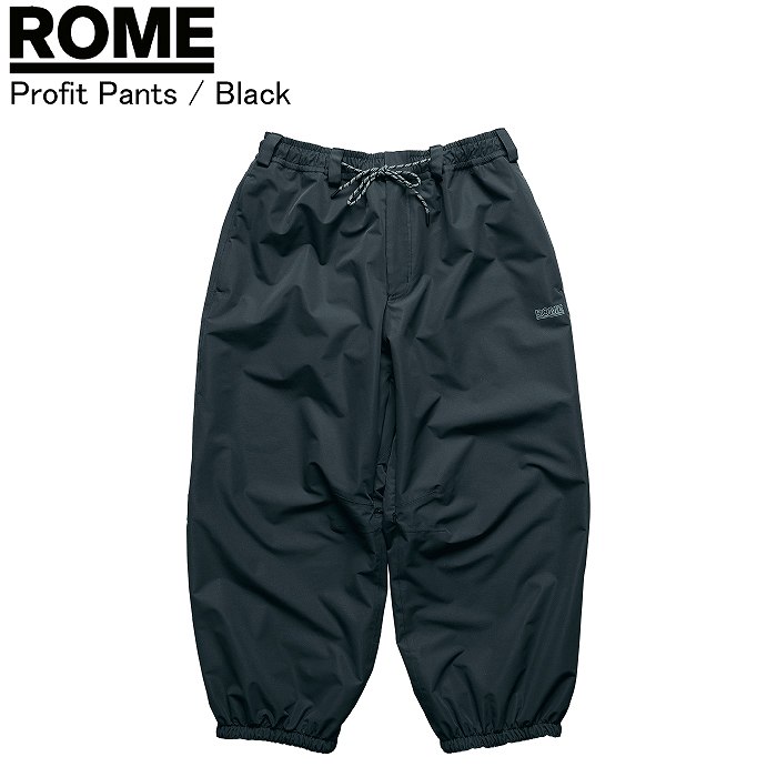 ROME ������ Profit Pants �ץ��ե��åȥѥ�� BLACK �ѥ�� ���Ρ��ܡ��ɥ����� �����०���� ROME������ 25-26��ǥ�