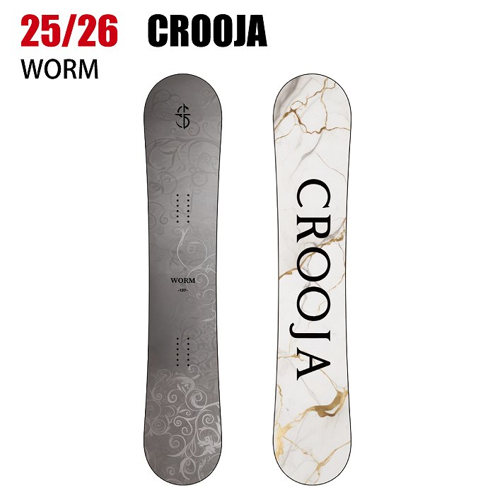 CROOJA WORM スノーボード 152cm 24-25 2026 CROOJA クロージャ WORM ワーム 25-26 江端翔兵 中川智貴