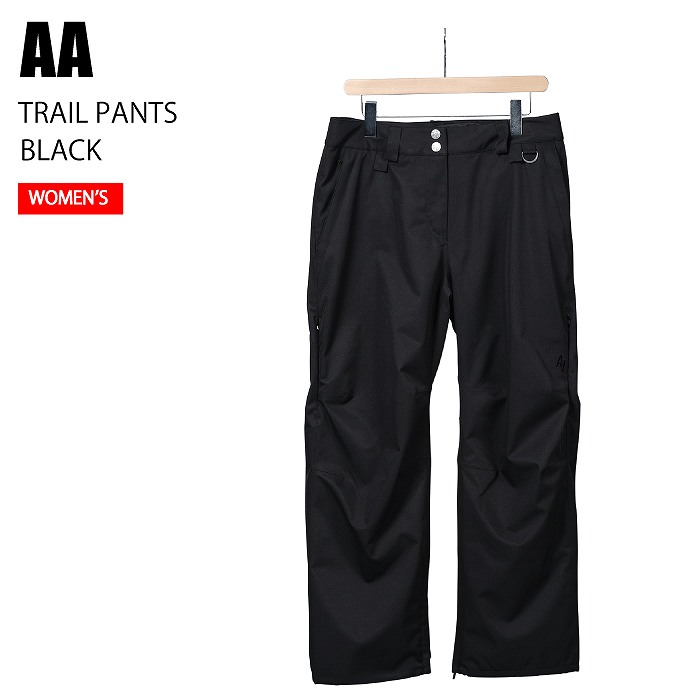 AA ���֥륨�� (W) TRAIL PANTS BLACK 24-25 ������ ��ǥ����� �ѥ�� ���Ρ��ܡ���