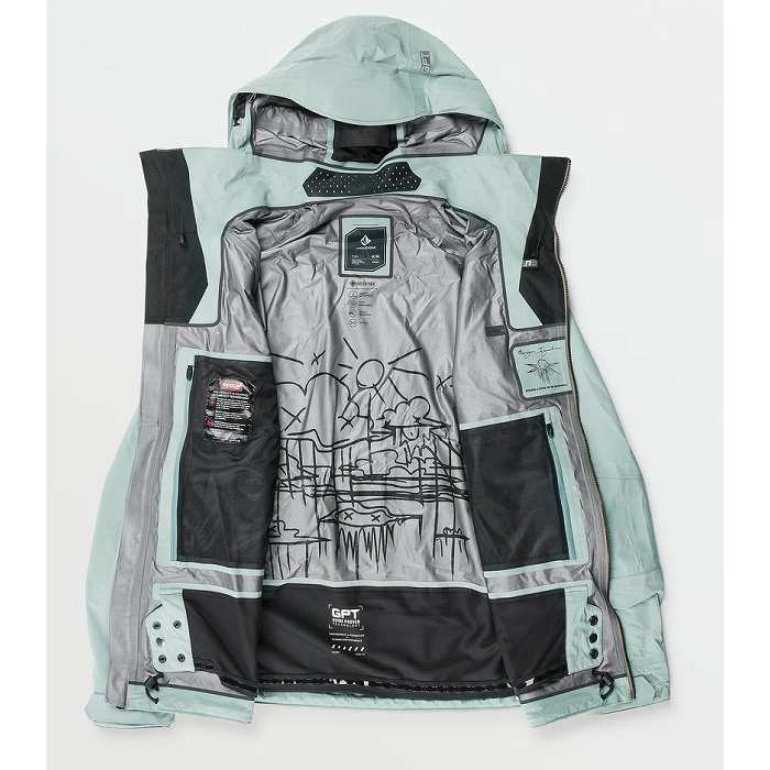 VOLCOM �ܥ륳�� G0652501 GUCH STRETCH GORE JACKET AGV ���Ρ��ܡ��ɥ����� ���㥱�å� �ܥ륳�०���� �����ƥå��� ���Υ�