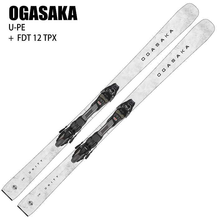 オガサカ スキー板 2026 OGASAKA U-PE/WT + FDT 12 TPX