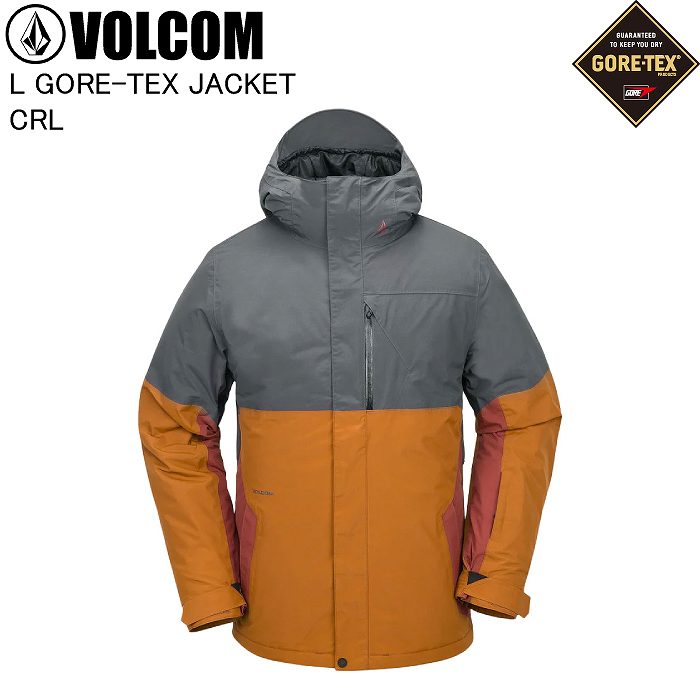 VOLCOM �ܥ륳�� G0652506 L GORE-TEX JACKET CRL ���Ρ��ܡ��ɥ����� ���㥱�å� �ܥ륳�०���� �����ƥå��� ���Υ�