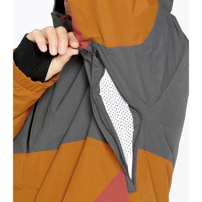 VOLCOM �ܥ륳�� G0652506 L GORE-TEX JACKET CRL ���Ρ��ܡ��ɥ����� ���㥱�å� �ܥ륳�०���� �����ƥå��� ���Υ�