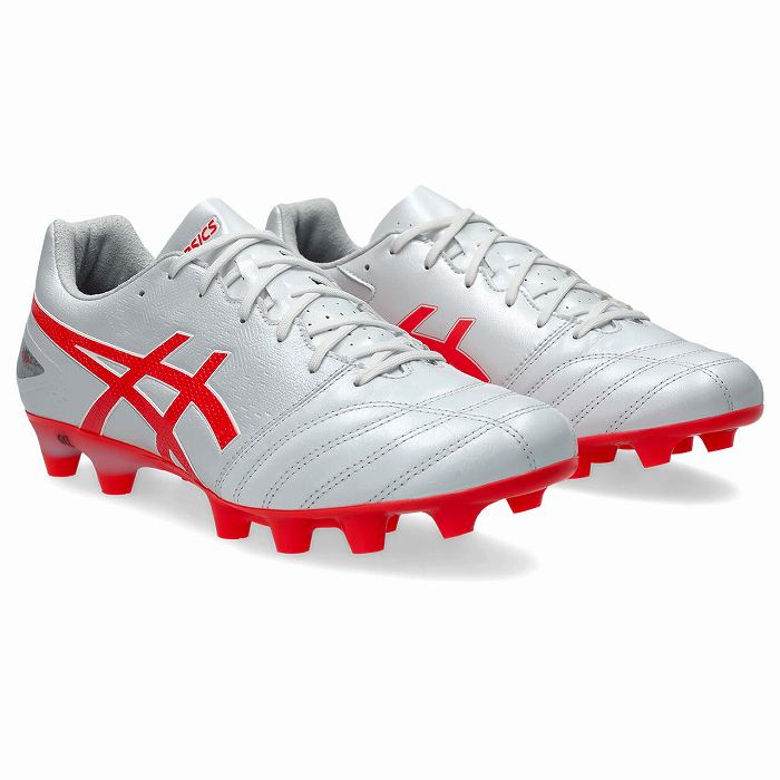 ASICS アシックス DS LIGHT PRO WIDE(ホワイト×フラッシュレッド