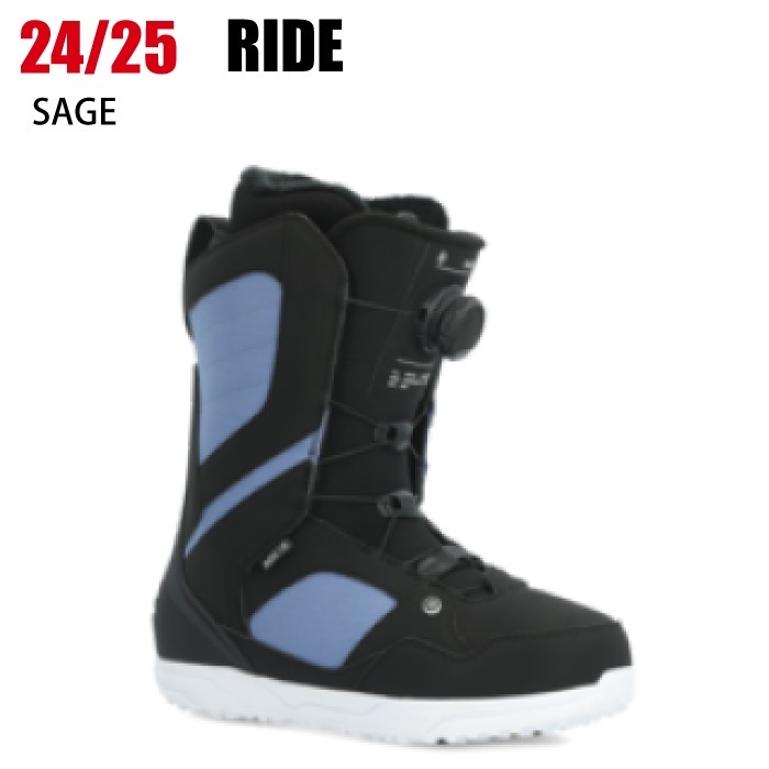 数回使用 24.5cm RIDE×SAGE BOA スノーボードブーツ