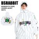 BSRABBIT ӥӥå RAINBOW TR STRIPE HOODED JACKET WHITE 24-25   㥱å Ρܡ ڹ