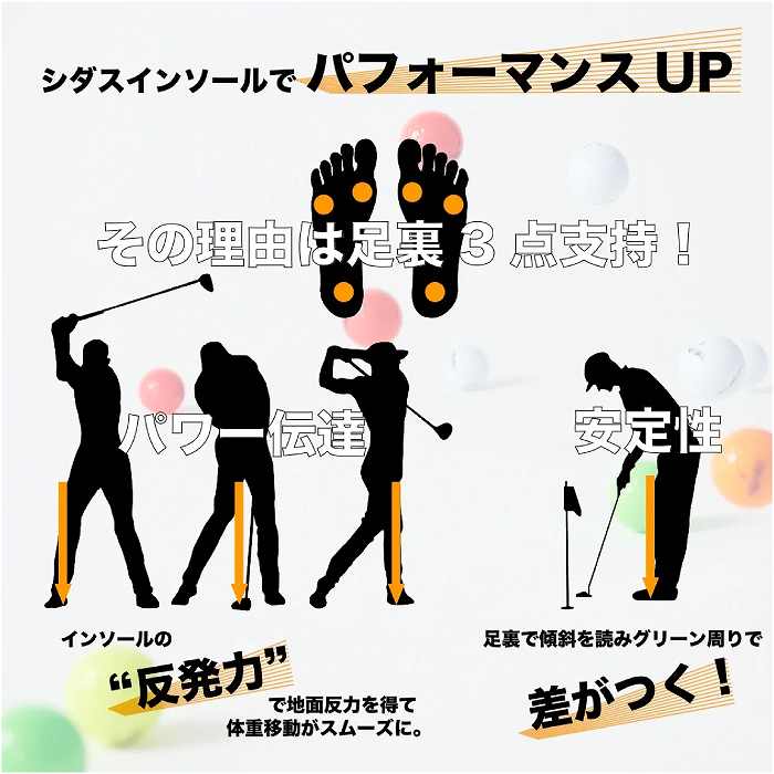 SIDAS ������ GOLF + ����եץ饹 ���ݡ��� ���ߤ� ���ˡ����� ���󥽡��� ���ѥ��� �ȥ졼�˥� ���塼�� ���������ݡ��� ٨ʿ­