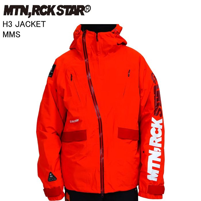 MTN.ROCK STAR マウンテンロックスター H 3 JACKET SCARLET マンロク