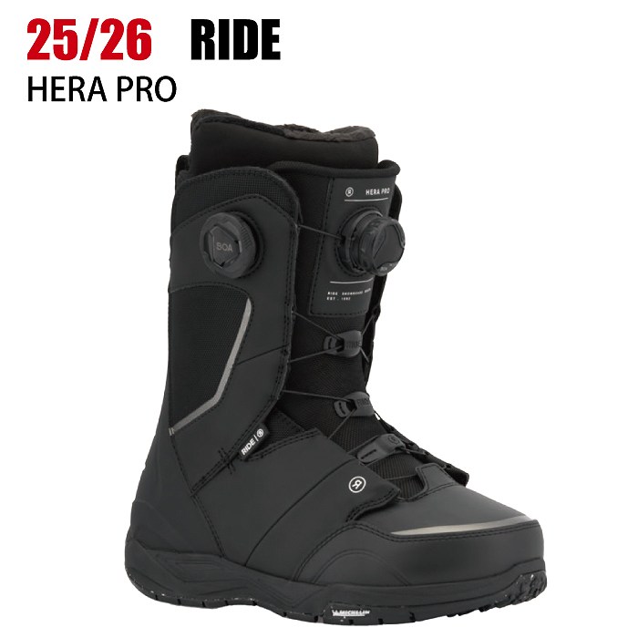 2026 RIDE ライド HERA PRO ヘラ プロ BLACK 25-26 レディース ダブル