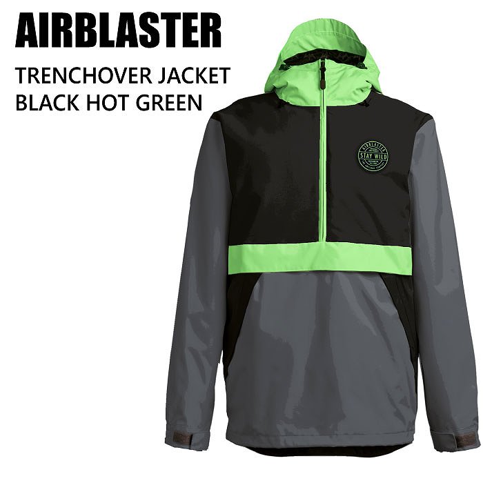 エアブラスター　ウエア AIRBLASTER エアブラスター ウェア TRENCHOVER JACKET 21-22 BLACK HOT