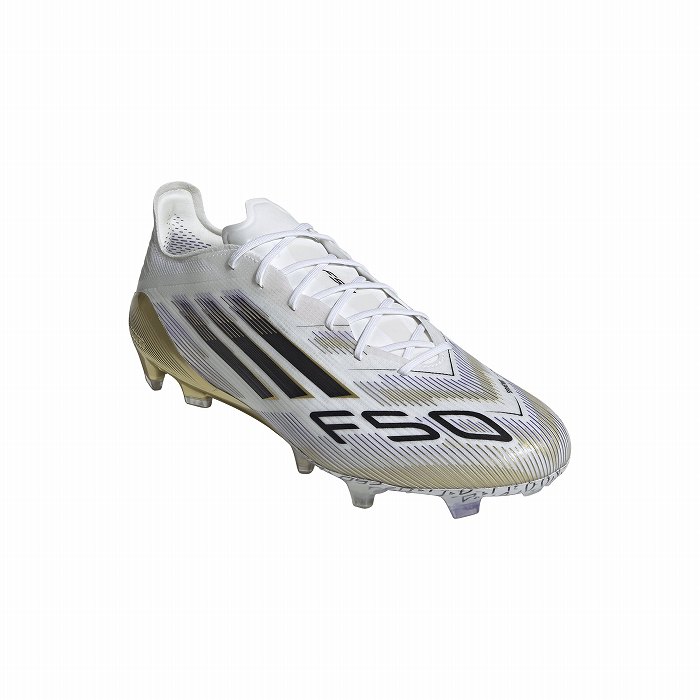 アディダス　f50 27cm adidas f50 elite FG ホワイトゴールド紐なし27cm 希少 adidas