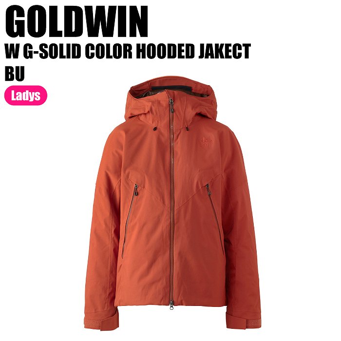 GOLDWIN ゴールドウィン 23-24 GW13301 W G-SOLID COLOR HOODED JAKECT BU スキーウェア スキージャケット ゴールドウィンウェア  レディース 1_000000052082.jpg?1724898757