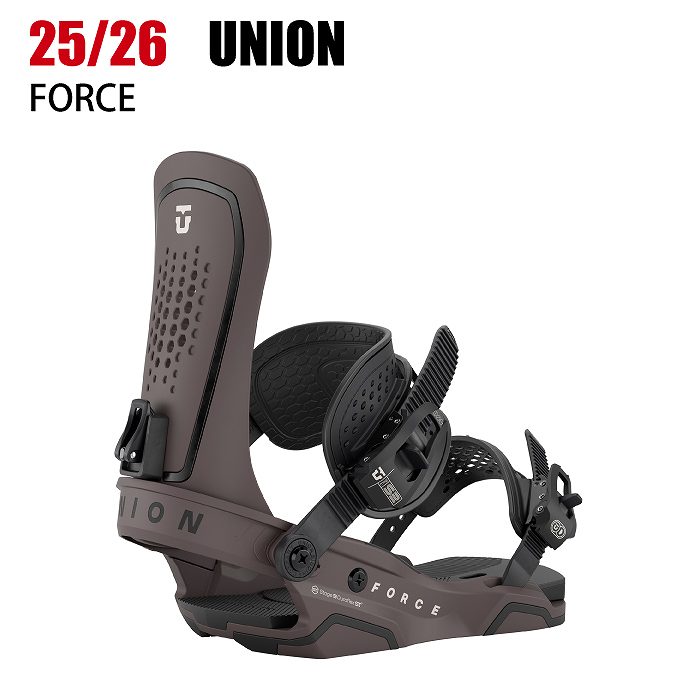 unionビンディング/brown 2026 UNION ユニオン FORCE フォース BROWN 25-26 スノーボード