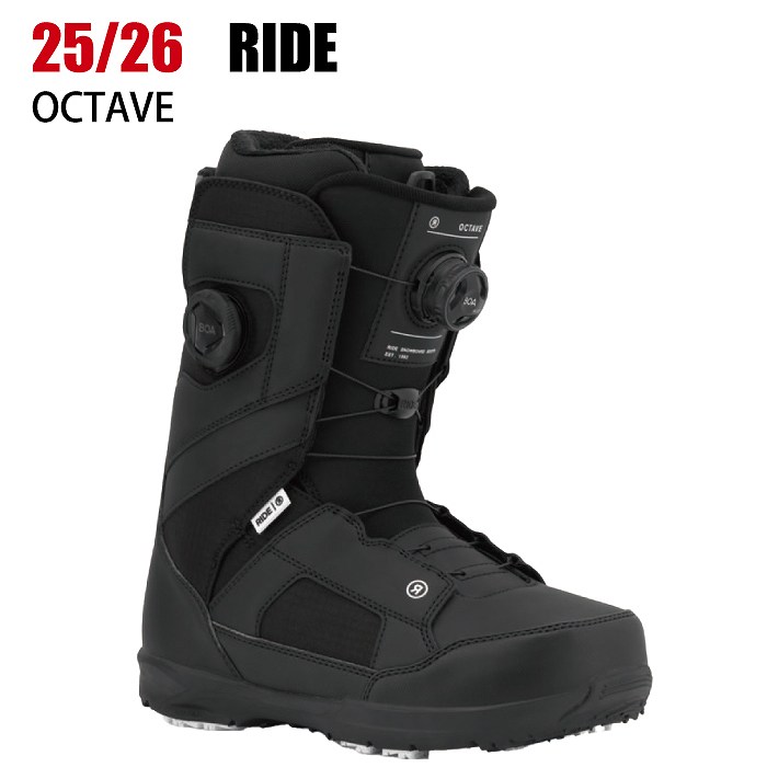 2026 RIDE ライド OCTAVE オクターブ BLACK 25-26 ダブルBOA