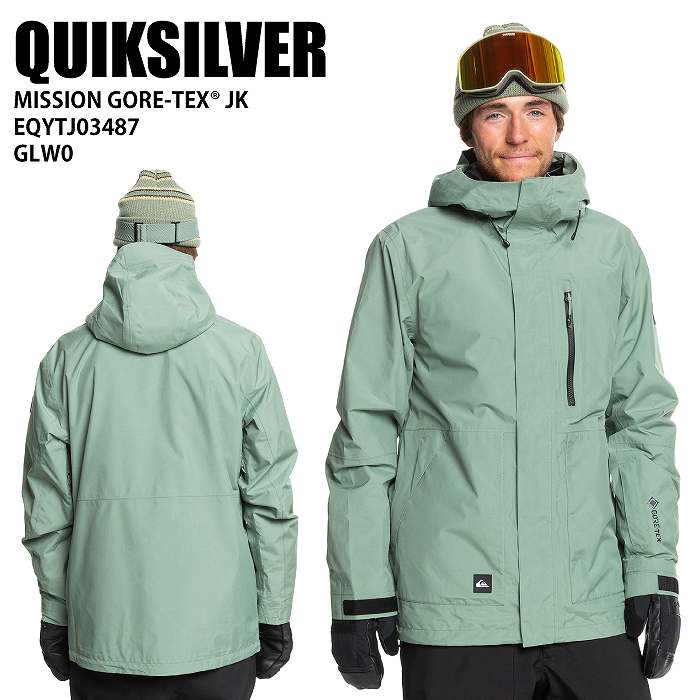 QUIKSILVER �����å�����С� EQYTJ03487 MISSION GORE-TEX JK GLW0 24-25 ������ ��� ���㥱�å� �ܡ��� �����ƥå���