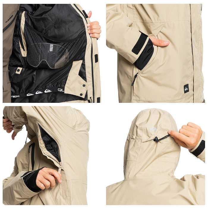 QUIKSILVER �����å�����С� EQYTJ03487 MISSION GORE-TEX JK TKA0 24-25 ������ ��� ���㥱�å� �ܡ��� �����ƥå���