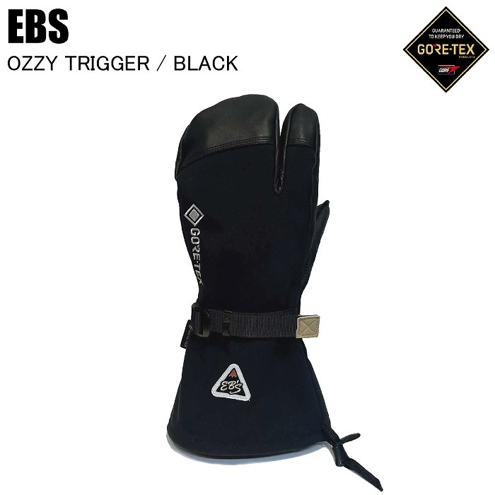 EBS エビス 4500024 OZZY TRIGGER BLACK スノーボード グローブ 手袋