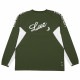 LUZESOMBRA �롼��������֥� LS LOGO DRY L/S CREW TOP L1261014 �ȥ졼�˥󥰥ȥå� �������ॢ�åץ����