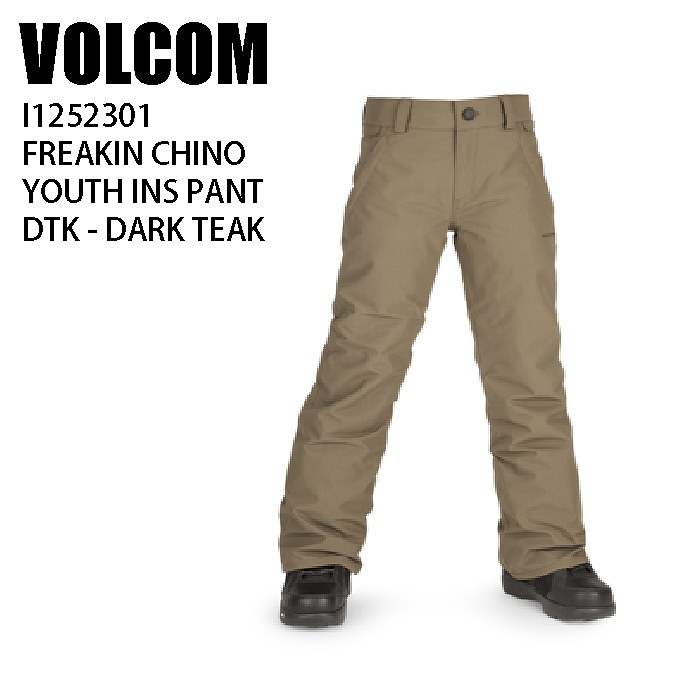 VOLCOM ボルコム ウェア FREAKIN CHINO YOUTH INS PANT 22-23 DTK