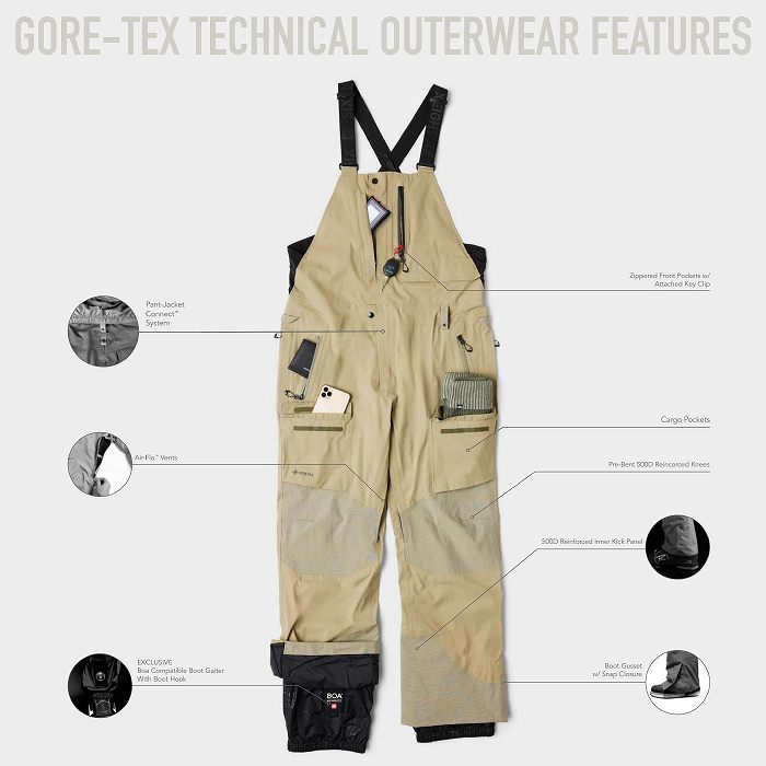 686 ���å��������ȥ��å��� M3WN217 GORE-TEX 3L ATV BIB DUSTY YELLOW 24-25 ������ ��� �ӥ� �ѥ�� ���� �����ϥ�