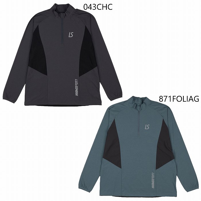 LUZESOMBRA �롼��������֥� TWM DRY HALFZIP LONG SLEEVE W1261001 �ȥ졼�˥󥰥ȥå� ����󥰥ޥ�