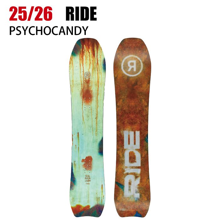 2026 RIDE ライド PSYCHOCANDY サイコキャンディ 25-26 ボード板