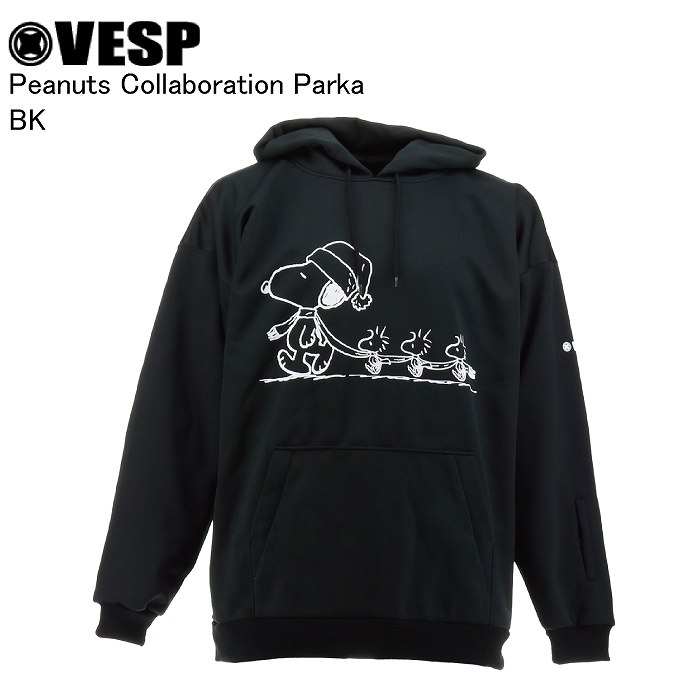 VESP ベスプ SNMS2034 Peanuts Collaboration Parka BK スノーボード