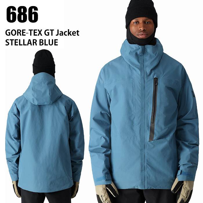 686 ���å��������ȥ��å��� M2W105 GORE-TEX GT JACKET STELLAR BLUE 24-25 ������ ��� ���㥱�å� ���� �����ϥ�