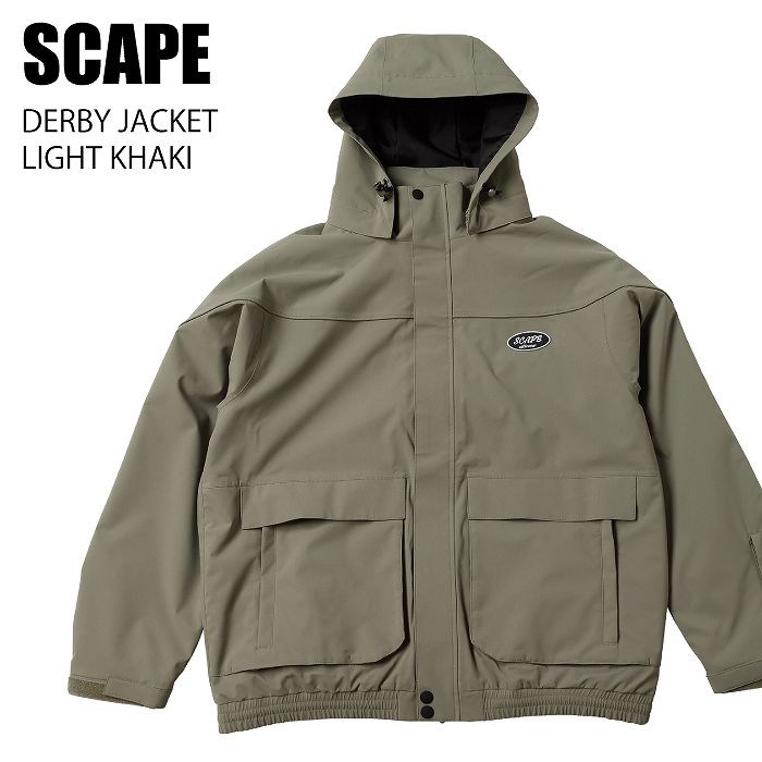 SCAPE エスケープ DERBY JACKET LIGHT KHAKI 24-25 ウエア ユニ