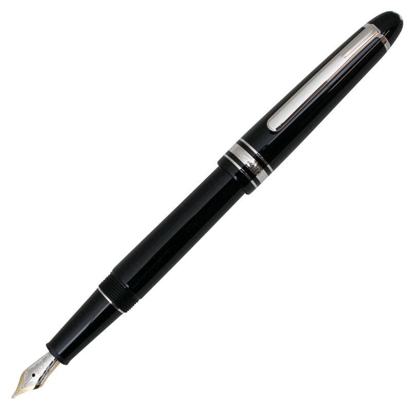 【箱付き】MONTBLANC マイスターシュテュック P145 プラチナライン モンブラン P145 プラチナライン ブラック 万年筆 | ドイツ,モンブラン