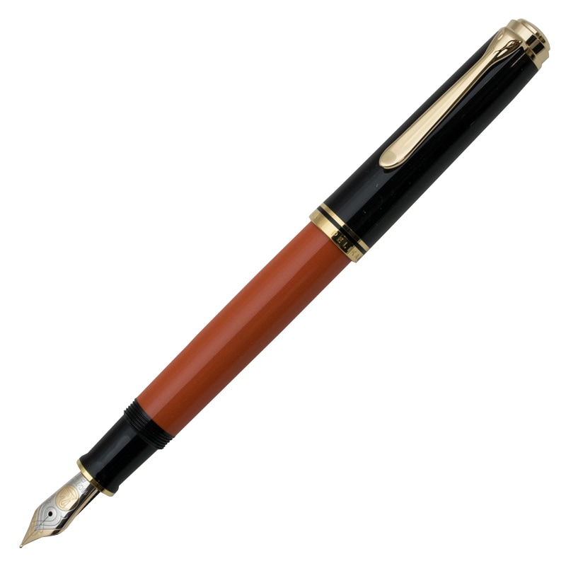 ペリカン M800 万年筆 バーントオレンジ 限定 ペリカン 特別生産品 M800 バーントオレンジ 万年筆 (吸入式