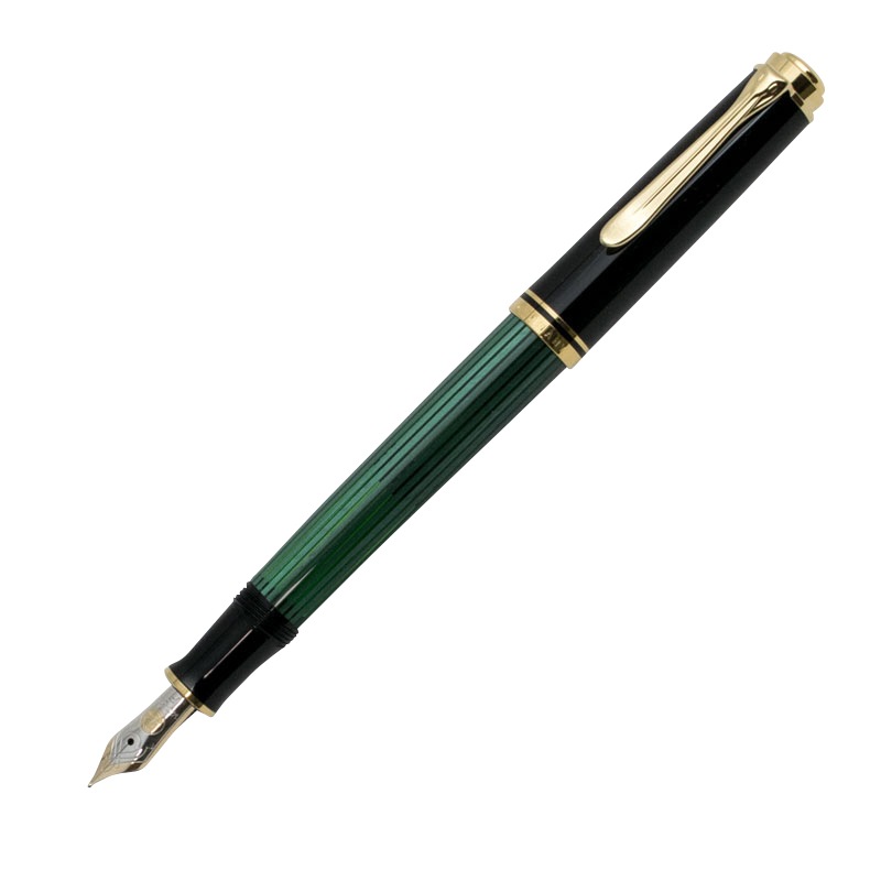 1950年代 極美品 ペリカン 400 緑縞 M 万年筆 1950年代 極美品 ペリカン 400 緑縞 M 万年筆