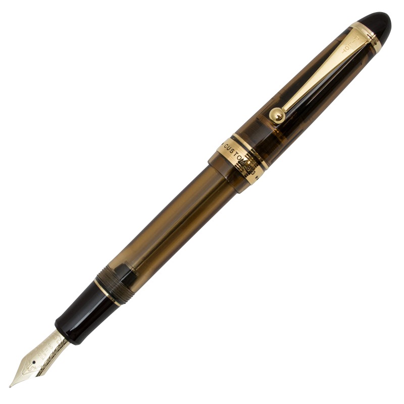 PILOT カスタム823 〈M〉 プランジャ式万年筆 パイロット カスタム823 プランジャ式吸入機構万年筆 ブラウン | 日本