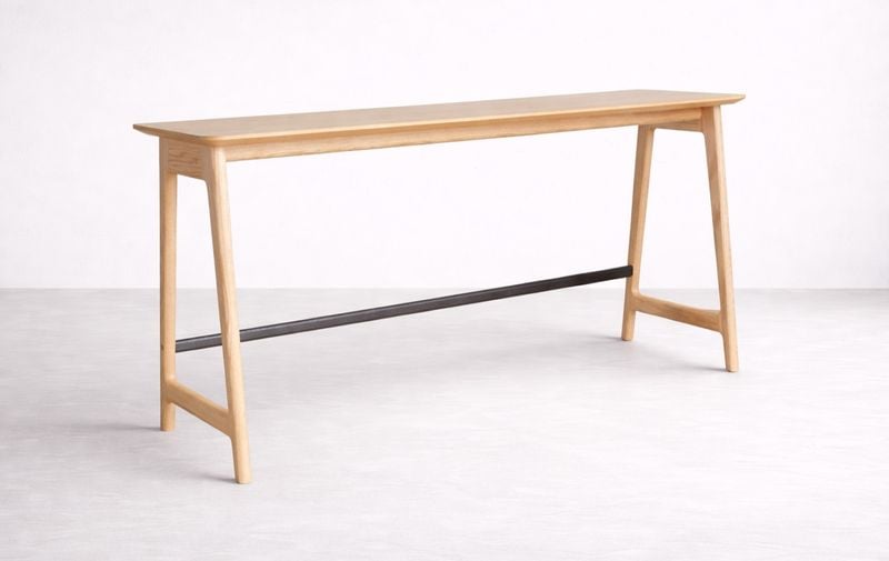 ティフィリ カウンターテーブル ラウンドタイプＡ リビングデスク W135～180cm