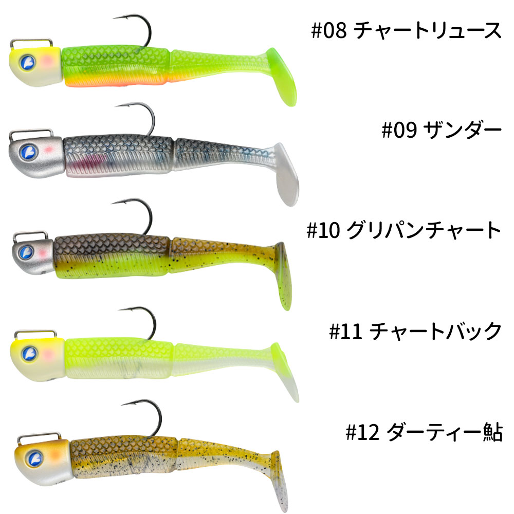 BlueBlue/Jolmoore(ジョルムーア)12g ジグヘッド・ワームセット