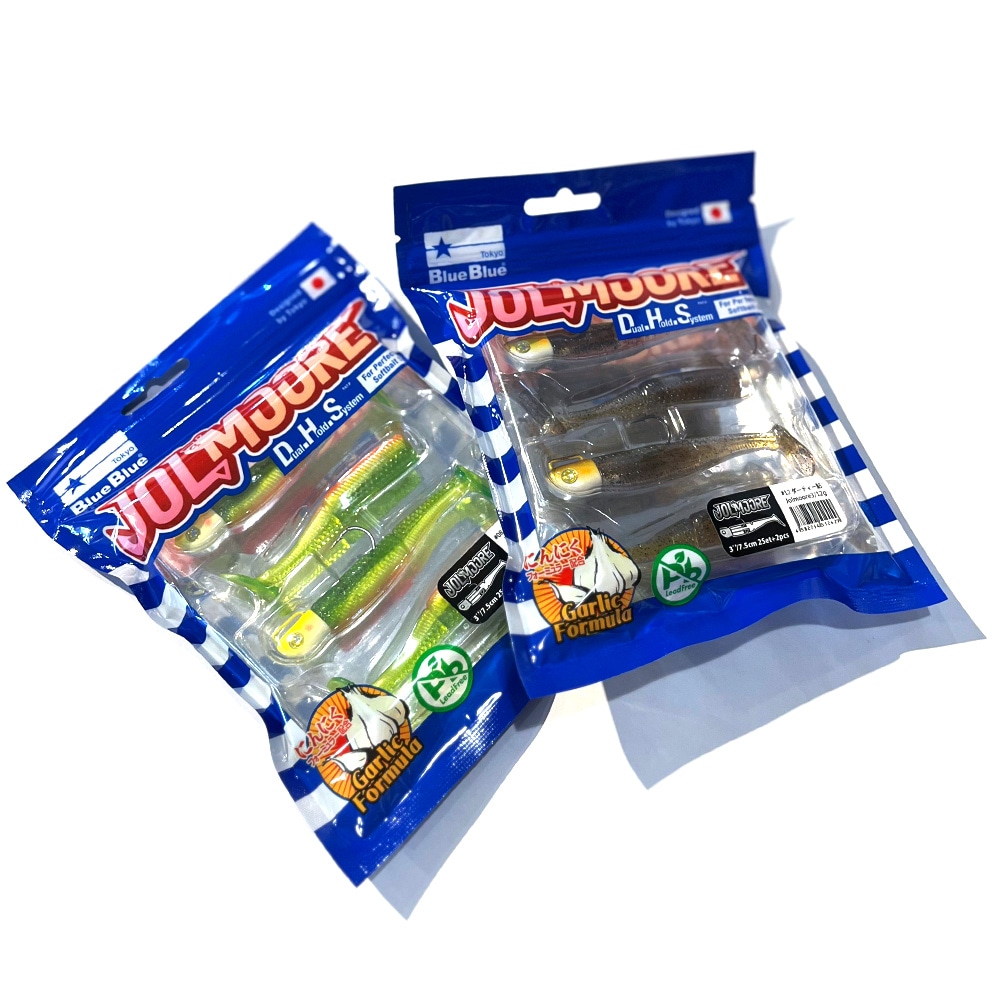 Blue Blue ジョルムーア ４点セット BlueBlue/Jolmoore(ジョルムーア)12g ジグヘッド・ワームセット