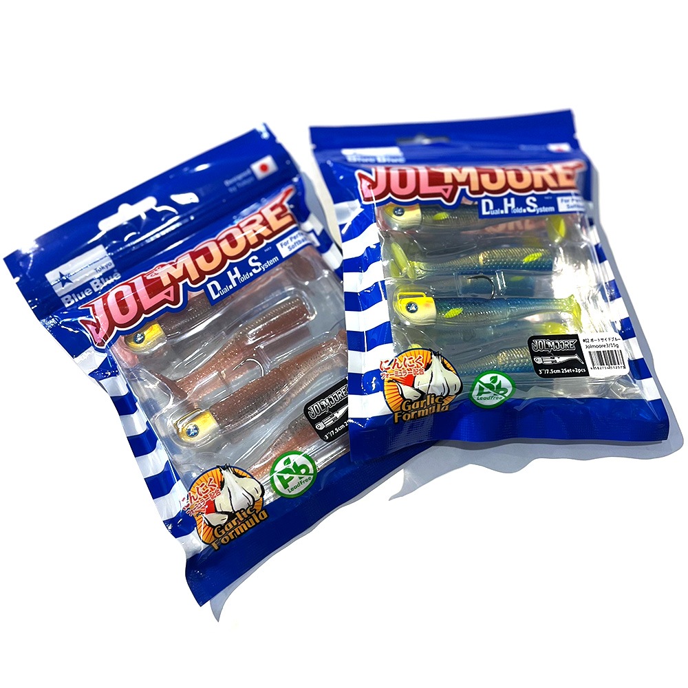 BlueBlue/Jolmoore(ジョルムーア)15g ジグヘッド・ワームセット