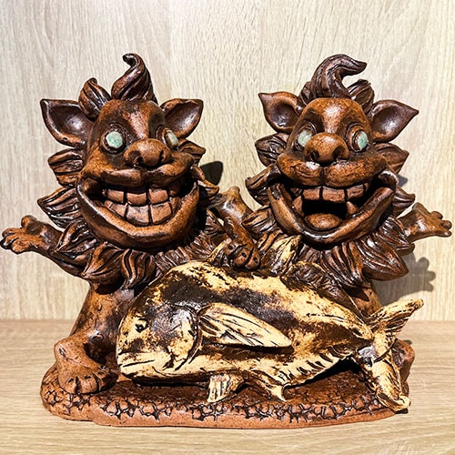 シーサーとGTがであった〜。：メス・オス(ニッコリ)バンザイver. 特注