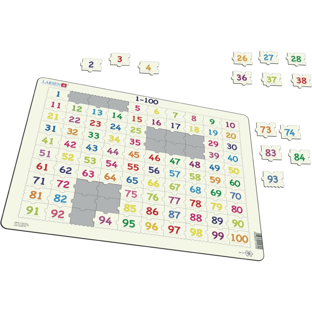 1-100 パズル 100PCS