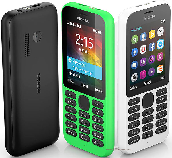 Nokia 215 SIMフリー【どこでも使えるSIMフリーGSM携帯】ノキア215