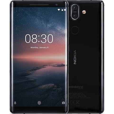 Nokia 8 Sirocco【Android One採用のハイスペック機】海外Simフリースマホ
