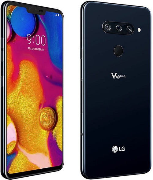 LG Electronics - 新品同様 極上美品 SIMフリー LG V40 ThinQ プラチナムグレイ 新品同様 極上美品 SIMフリー LG V40 ThinQ プラチナムグレイ