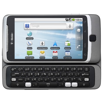 HTC Desire Z 最新 Android2.2 搭載 Z型 ヒンジの QWERTY キーボード !