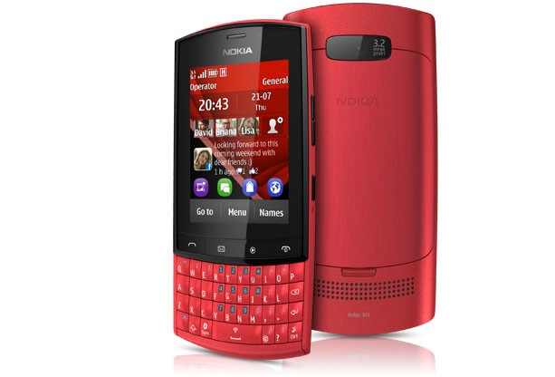 Nokia ノキア Asha 303 【海外ｼﾑﾌﾘｰ 日本でも海外でも使える！QWERTY