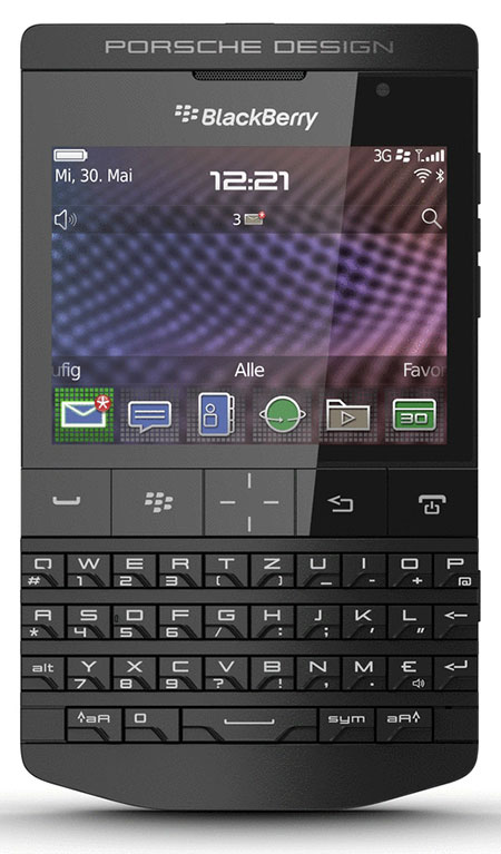 Blackberry P9981 Black SIMフリースマホ【Porsche Design限定ブラックが登場!】
