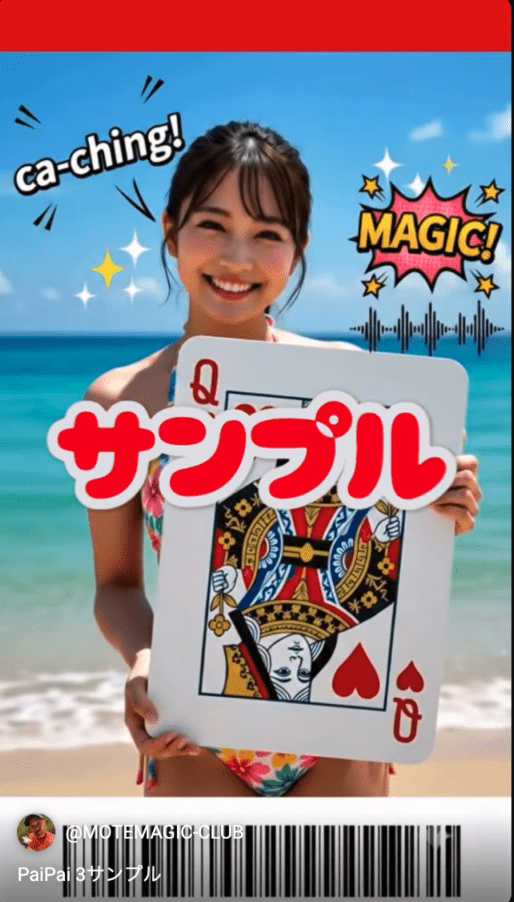 PaiPaiカード3 ★水着でカード予言★
