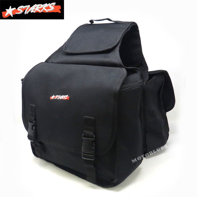 STARKS】 ナイロンサイドバッグ(20L) サドルバッグ 振り分け式 強力 ...
